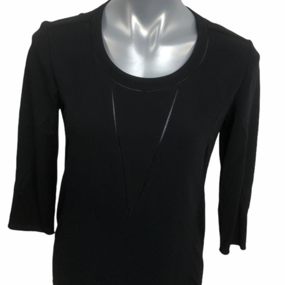 𝅺Rag and Bone black geometric top, EUC